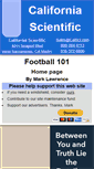 Mobile Screenshot of football.calsci.com